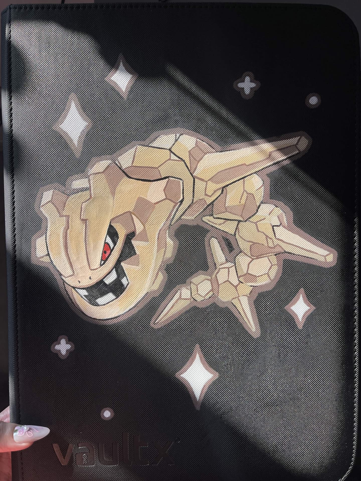 Custom Shiny Steelix Pokémon binder