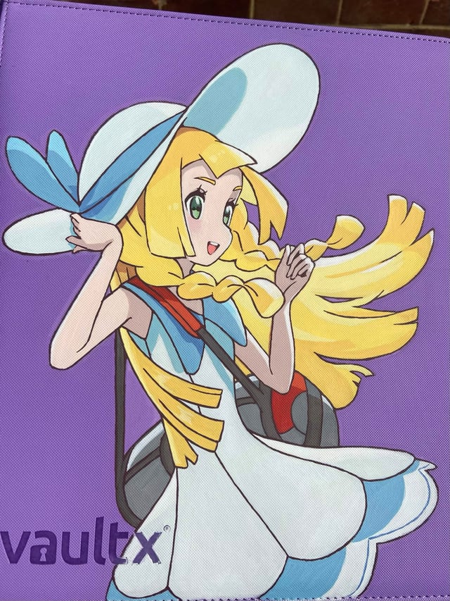Custom Lillie Pokémon binder